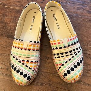 Tom’s Natural Global Woven Espadrille